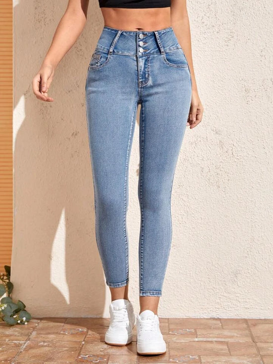 FABSHEIN Frenchy High Waist Skinny Jeans