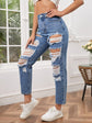 Fabshein Ripped Mom Fit Jeans