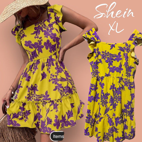 FabShein Floral Hawaiian Summer dress