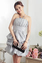 Fabshein High Quality Strapless Ruffled Bubble Formal Bridesmaid Dress ~ Regular & Plus Size