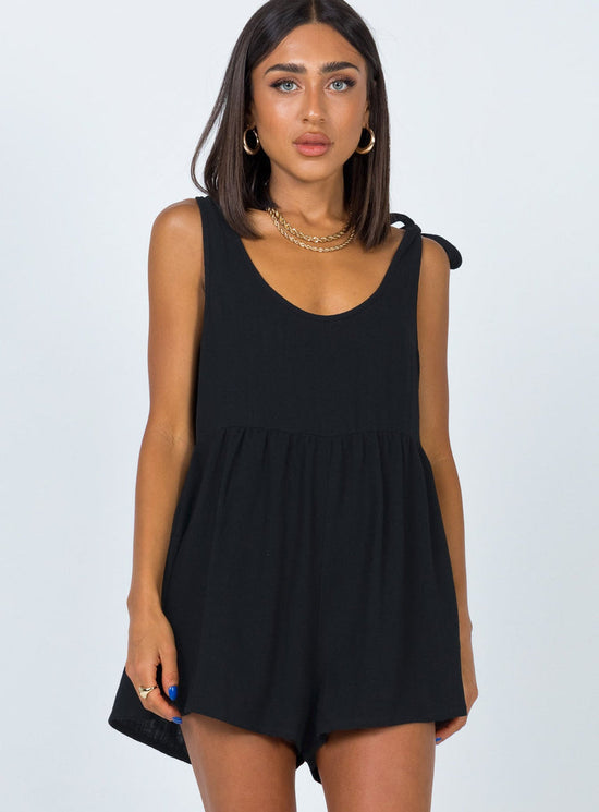 Fabshein TAY ROMPER BLACK