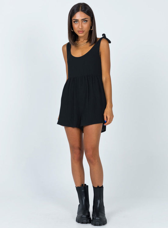 Fabshein TAY ROMPER BLACK