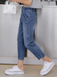 Fabshein DAZY High Rise Crop Mom Jeans