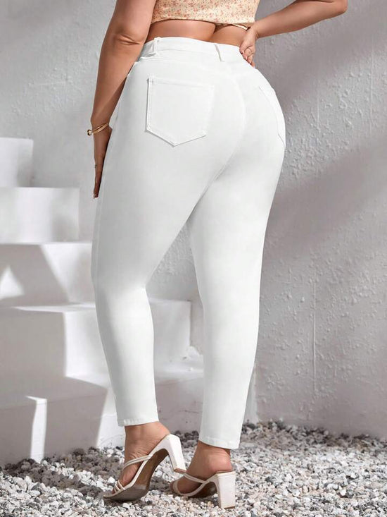 Fabshein Plus High Waist Skinny Jeans