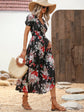 FabSHEIN VCAY Floral Print Puff Sleeve Dress