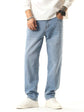 Fabshein Manfinity Hypemode Men Cotton Cat Whisker Straight Leg Jeans